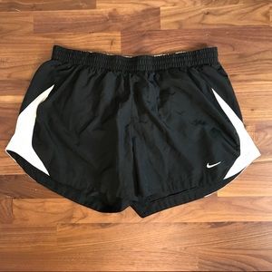 Black and White Nike Workout/Exercise Shorts